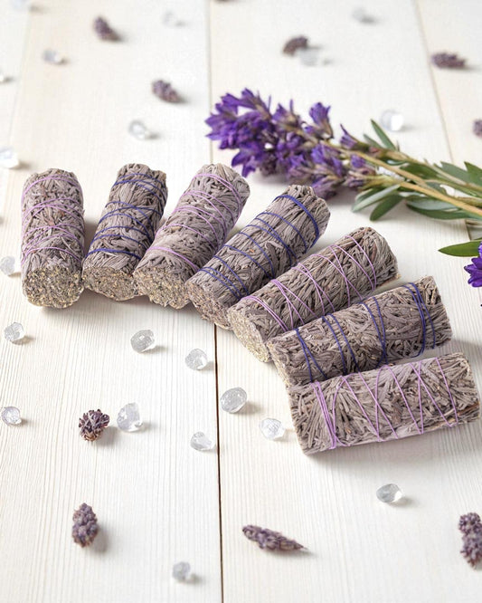 Lavender Leaf Herb Wands 4"