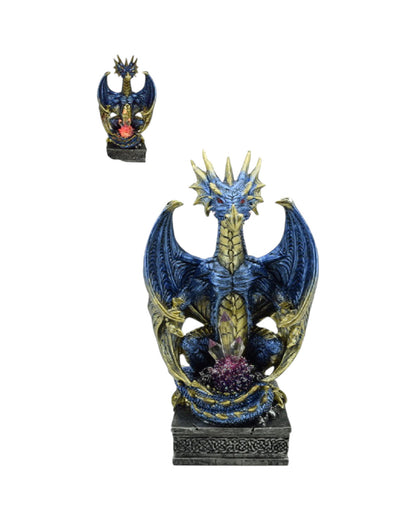 Dragon Guarding Crystals with LED