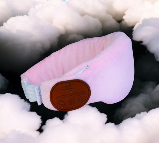 Wireless Speaker Eye Mask Pink