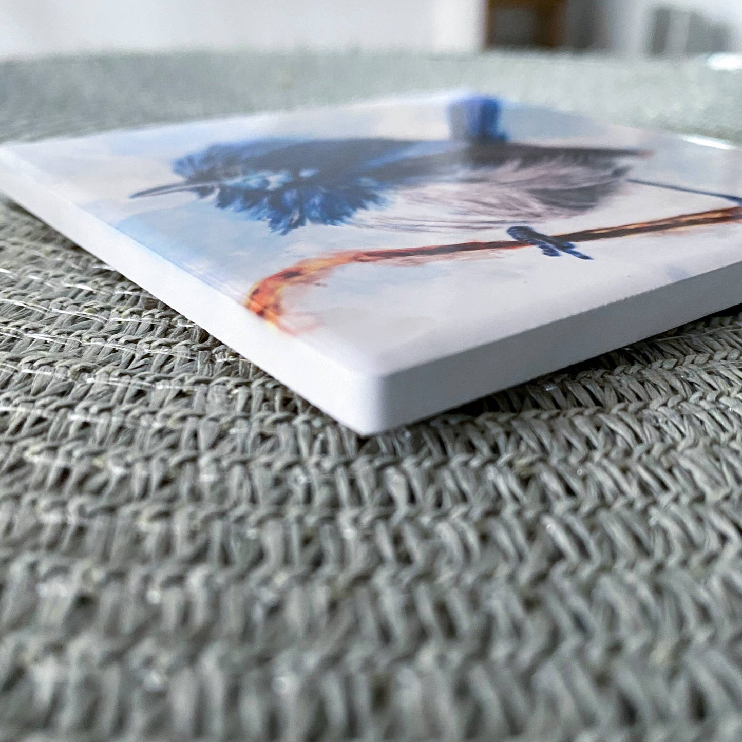 Fairy Wren Ceramic Coaster