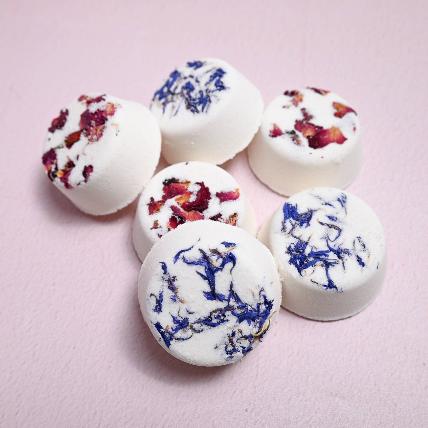 Botanical Shower Steamer: Blackberry Strawberry (Purple Cornflower)