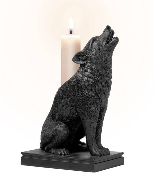 Ulula Noctis (Wolf Candlestick) (Candle Holder)