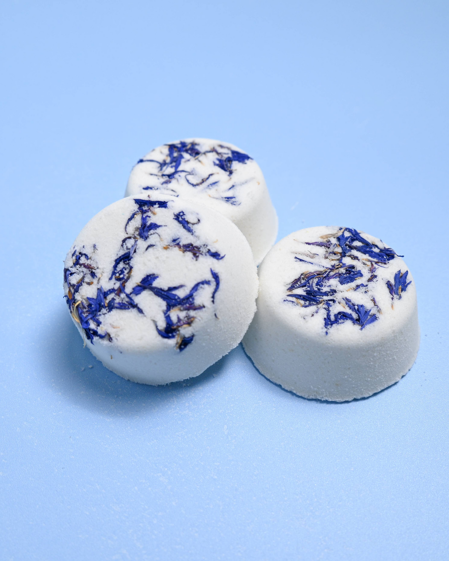 Botanical Shower Steamer: Blackberry Strawberry (Purple Cornflower)
