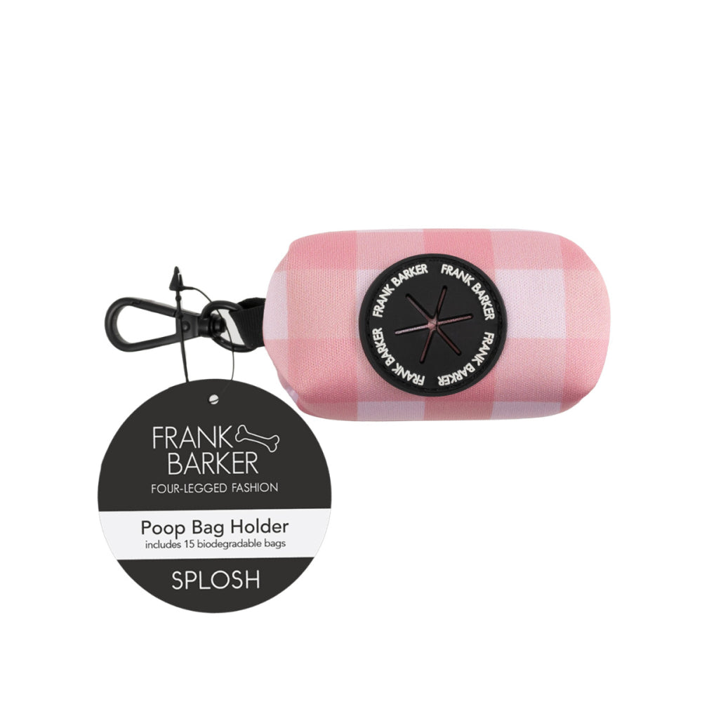 Frank Barker Pink Gingham Poop Bag