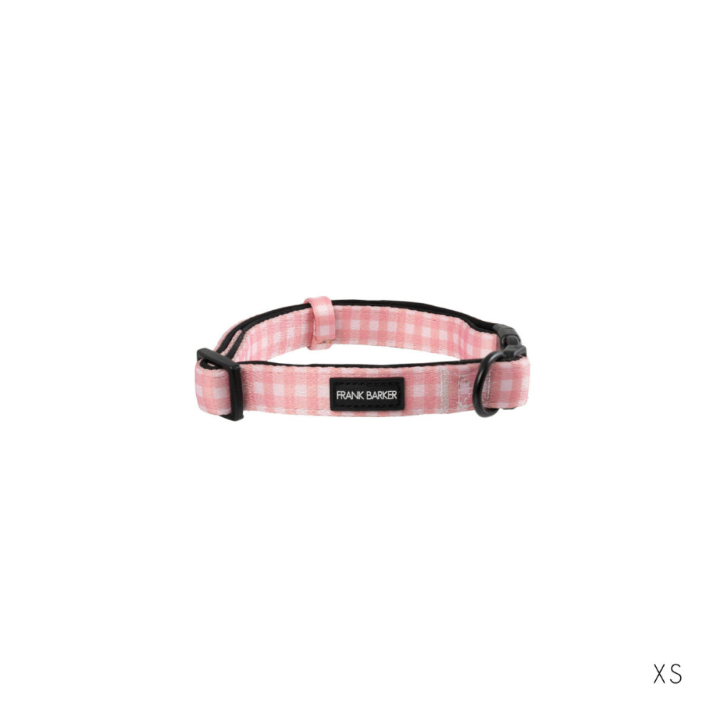 Pink Gingham Collar