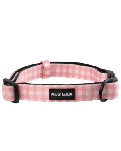 Pink Gingham Collar