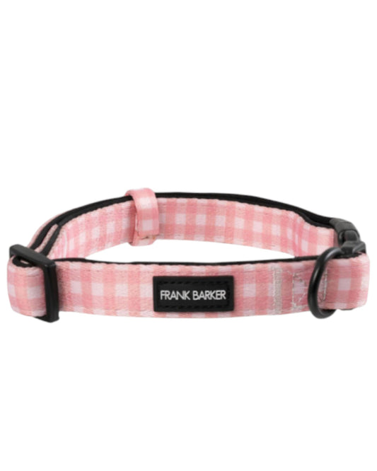 Pink Gingham Collar