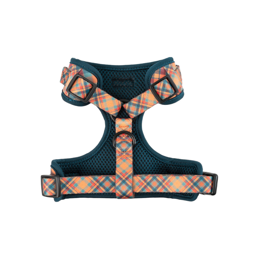 Orange Plaid Harness