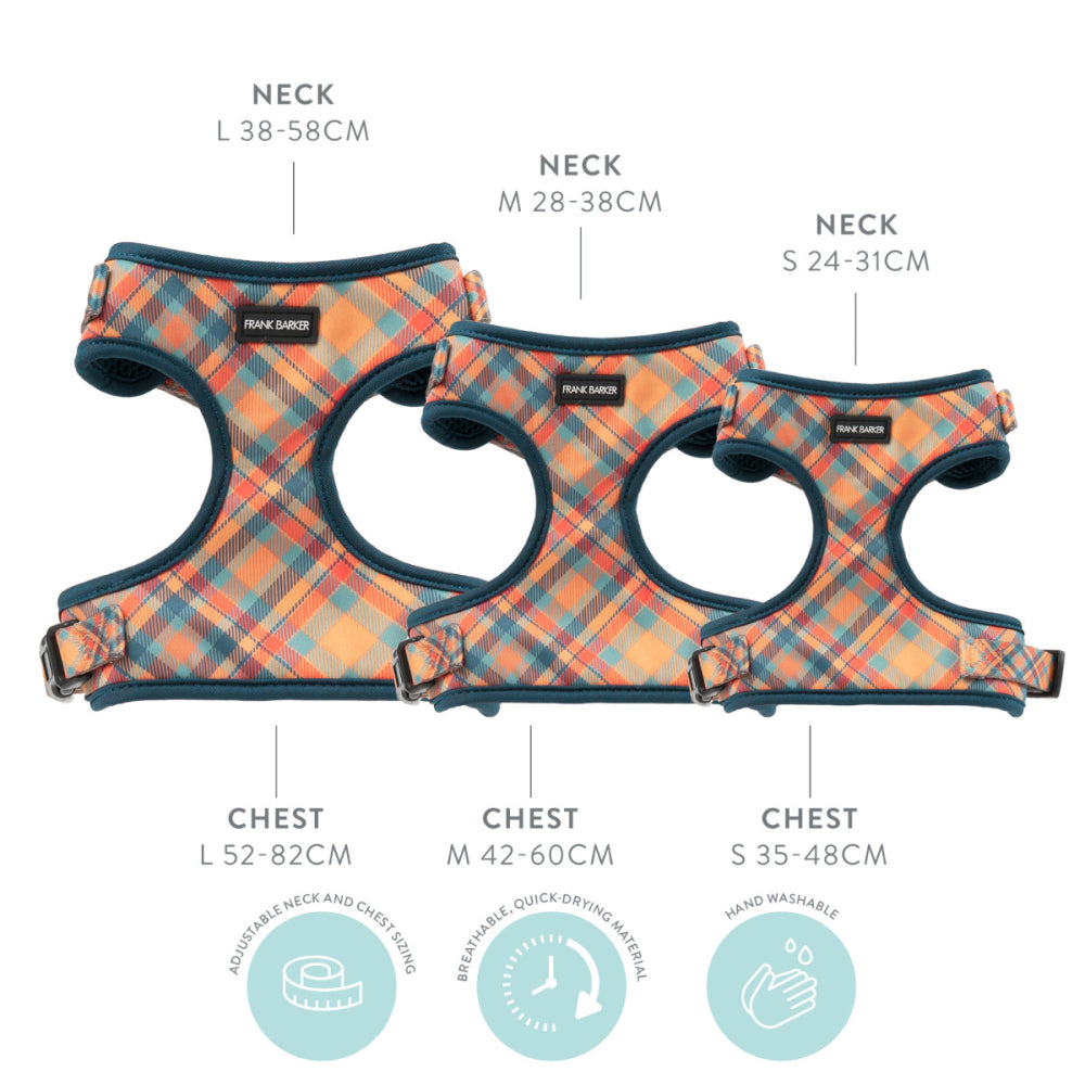 Orange Plaid Harness