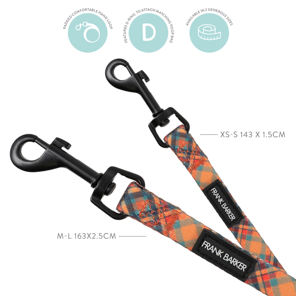 Orange Plaid Lead