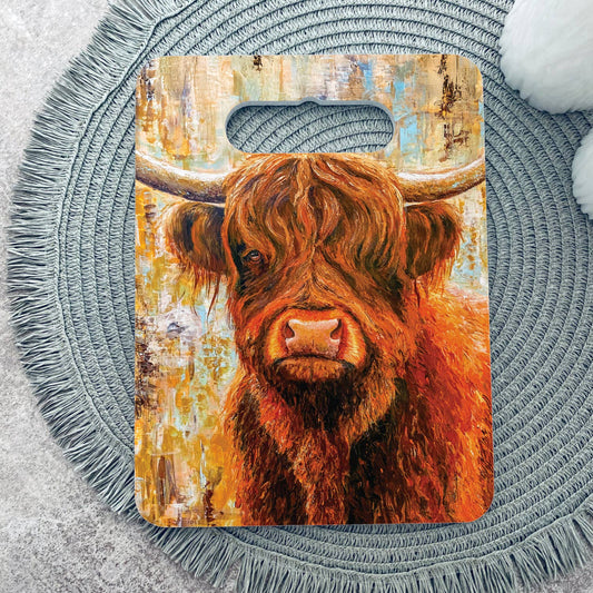 Highland Cow Ceramic Pot Trivet | 18x24 cm