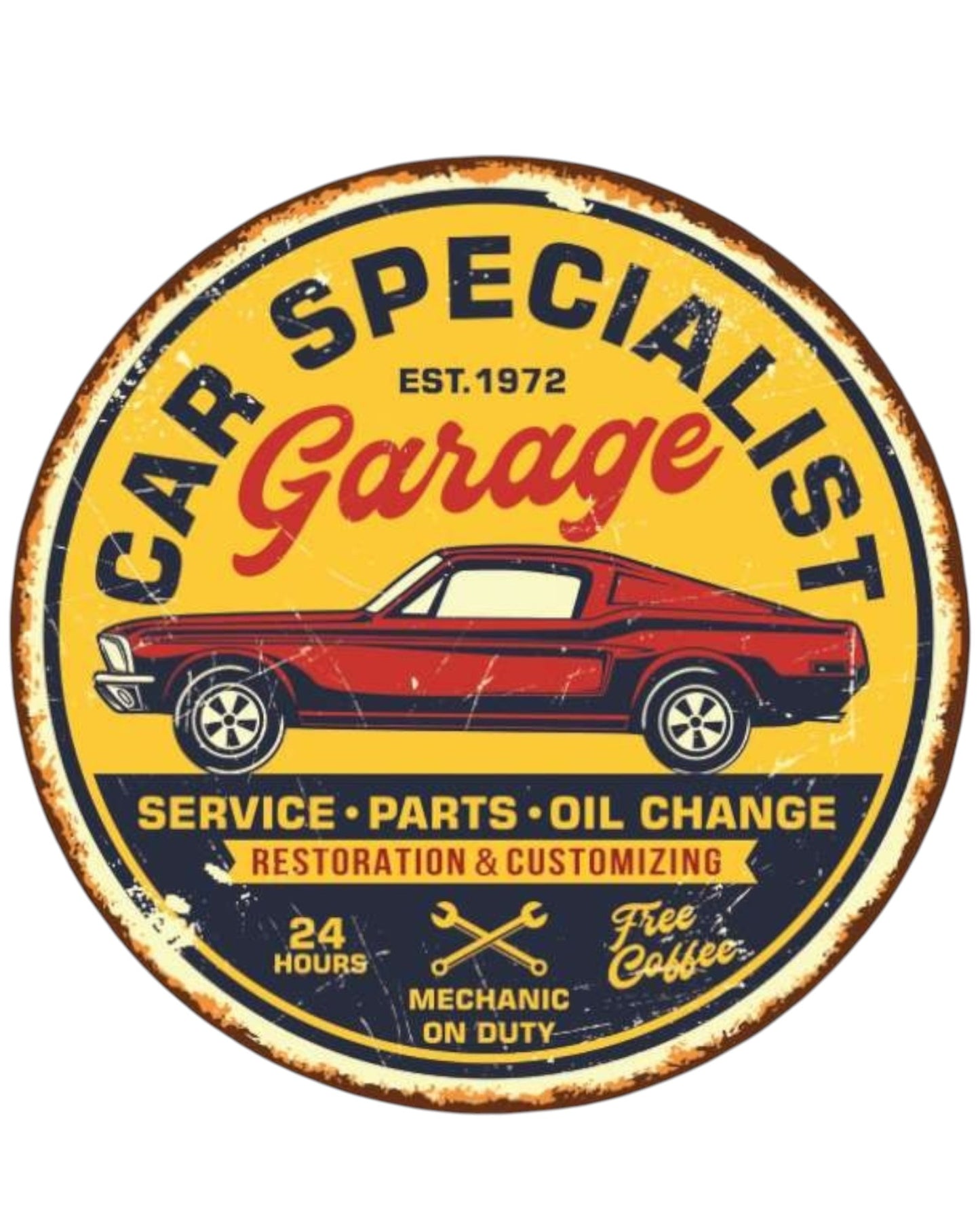 Metal Wall Art Garage