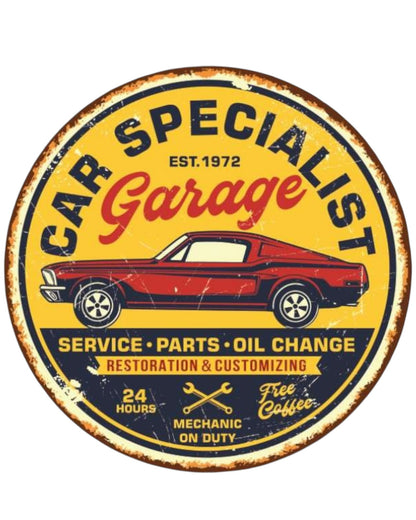 Metal Wall Art Garage