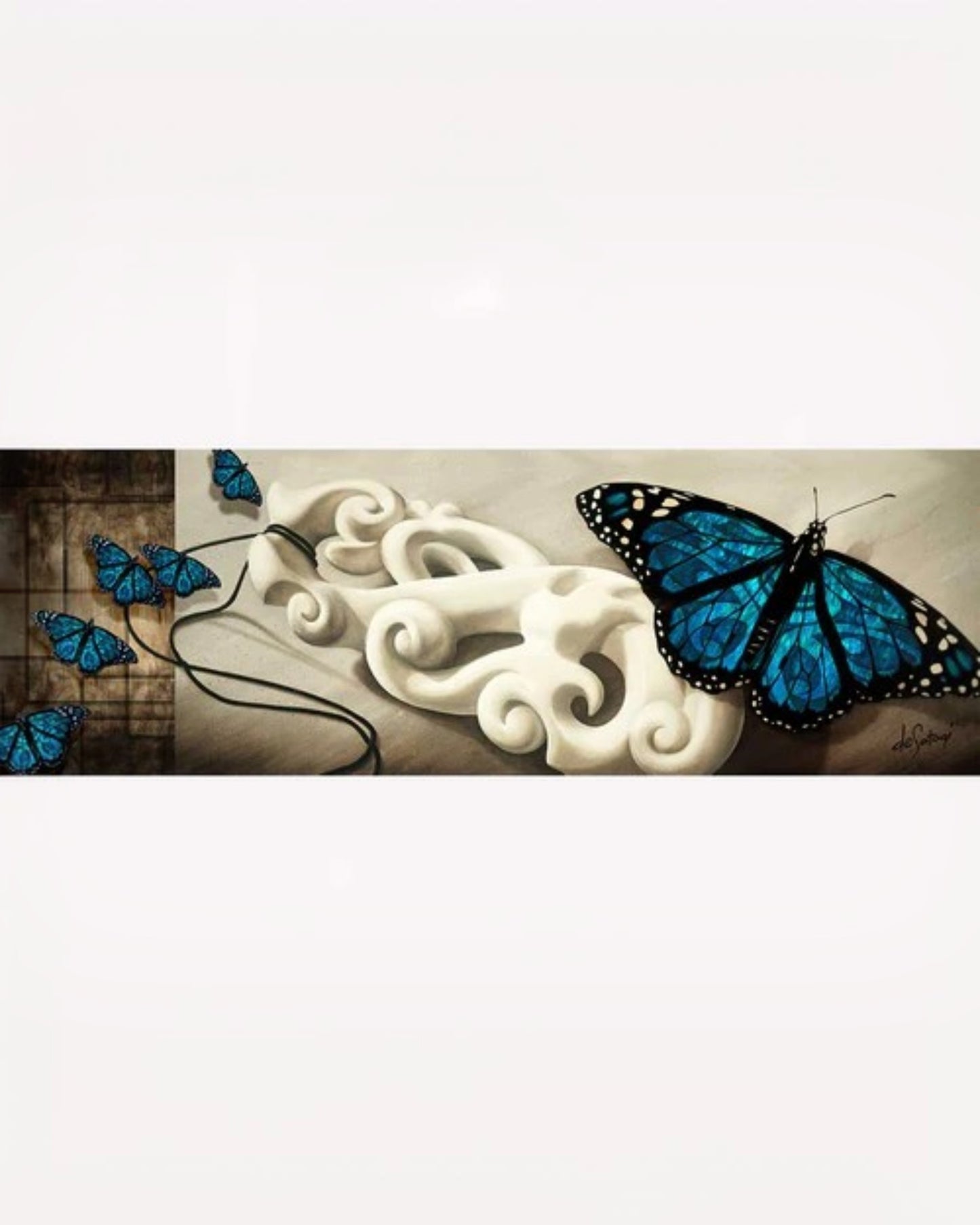 Tempered Glass Art-Peaceful Journey