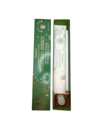 Cleansing Energy- White Sage with Selenite