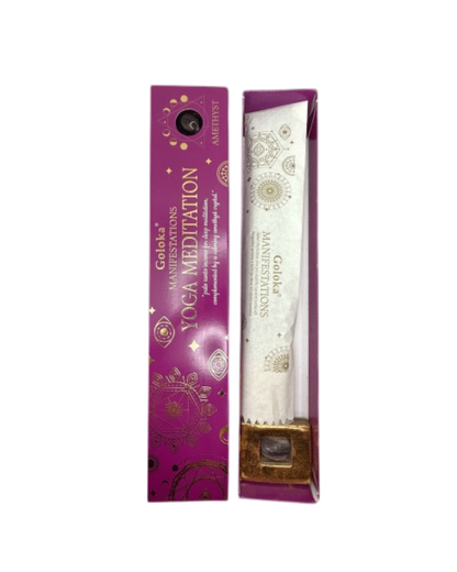 Yoga Meditation with Amethyst