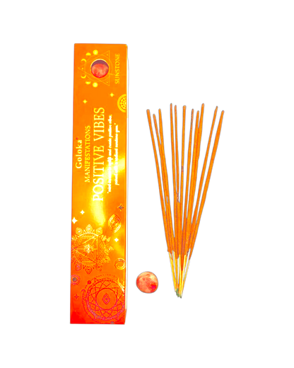 Positive Vibes- Mint Incense with Sunstone