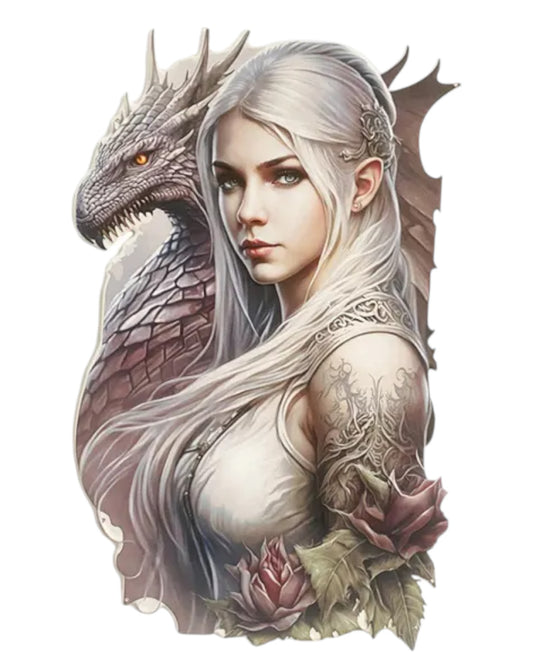 Dragon & Girl Sign