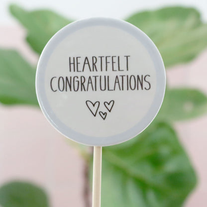 Home Grown Congratulations Plant Message