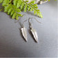 SMALL STERLING SILVER FERN EARRINGS