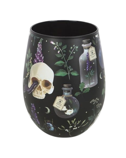 Venom & Vines Print Stemless Glass NEW!