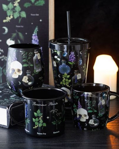 Venom & Vines Print Stemless Glass NEW!