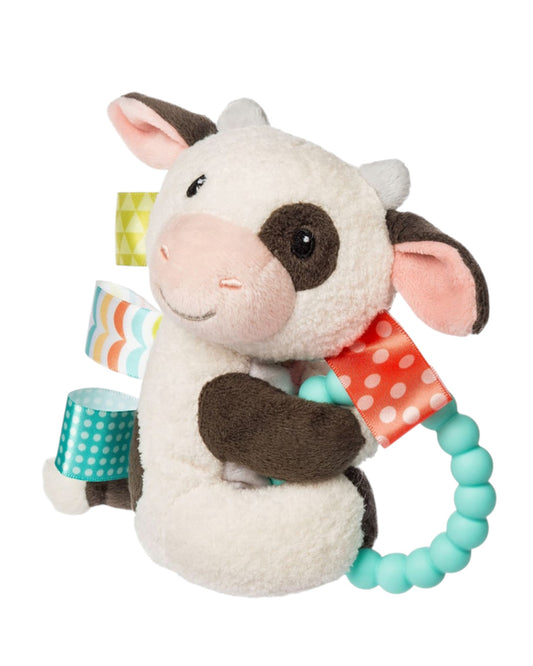 Mary Meyer Taggies Buttercup Cow Teether Rattle