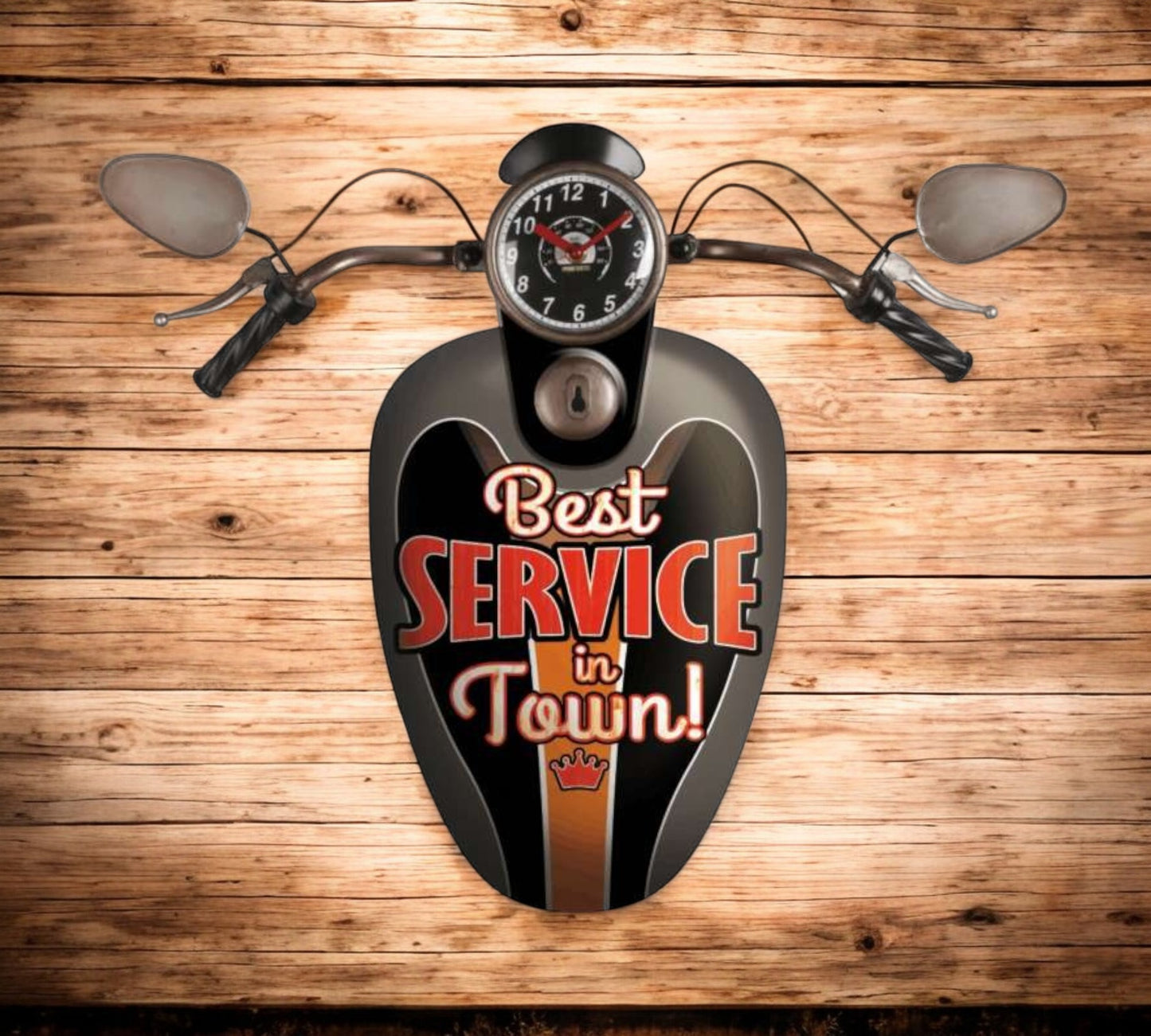 Metal Wall Art Best Service in Town Motorbike