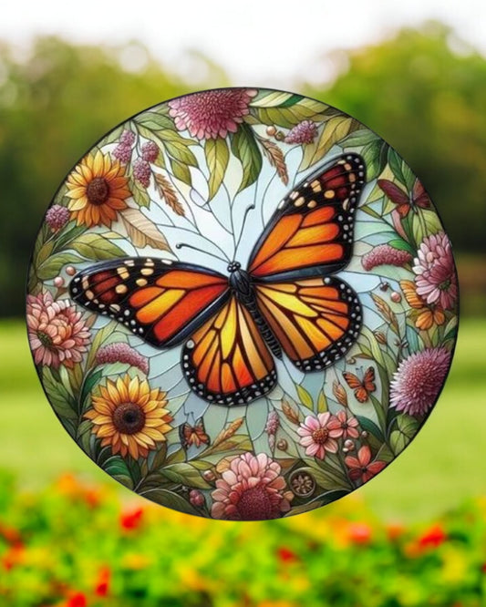 Butterfly Stained Glass Hanger