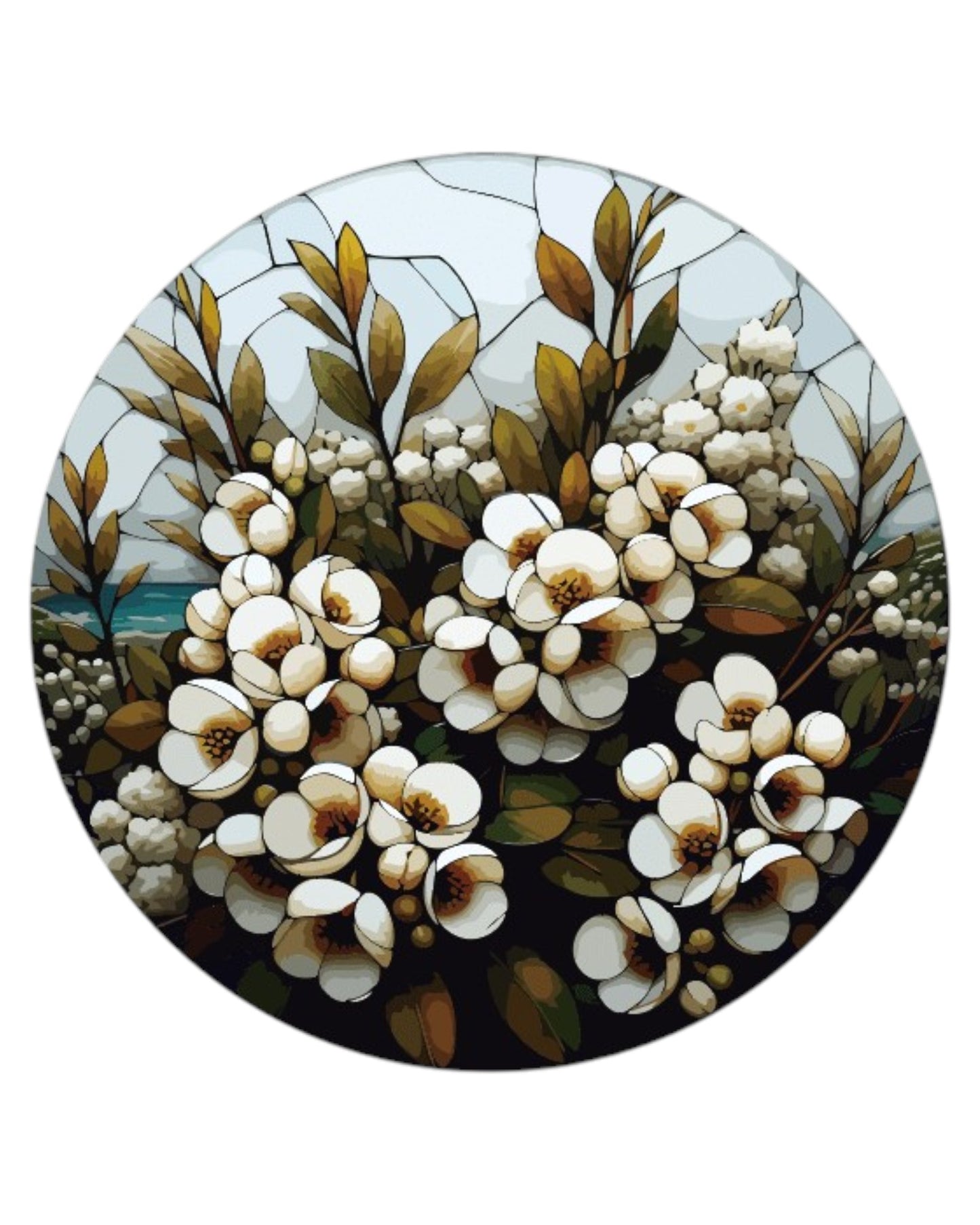 NZ Manuka Stained Glass Hanger