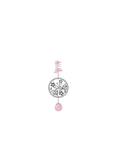 Silver ButterFly Hanging Suncatchers with Gems