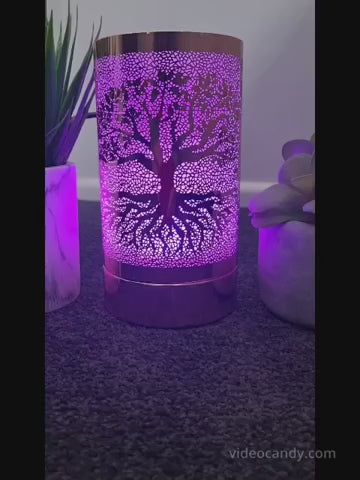 Tree of Life Rose Gold LED Warmer