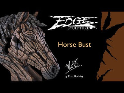 EDGE HORSE BUST Sculpture