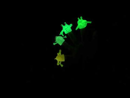 Glow-in-the-dark Finger Monsters