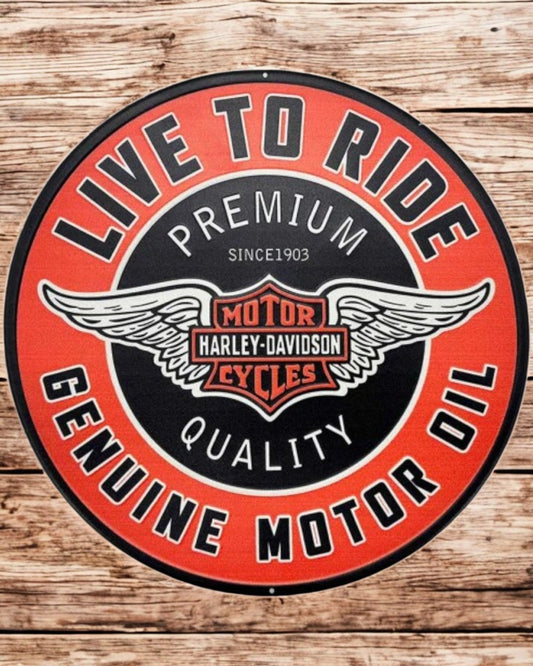 Live to Ride Sign