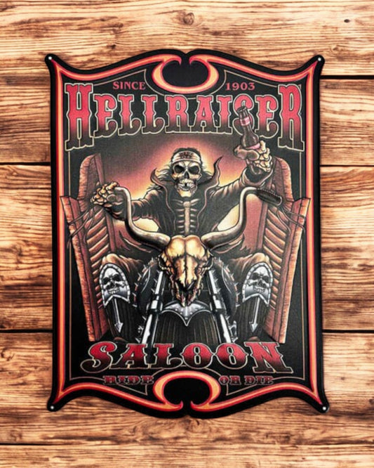 Hellraiser Saloon Sign