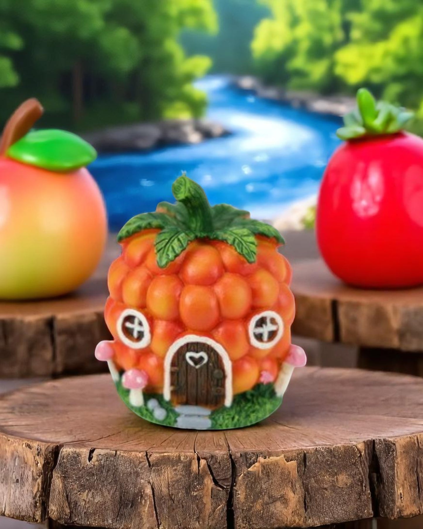 9cm Fairy Fruit Houses