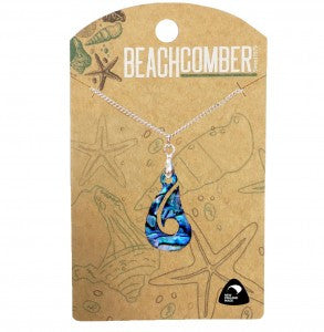 Paua Pendant Small Fishhook