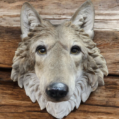 Wolf Head  Wall Hanging