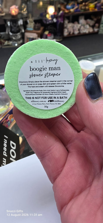 Shower Steamer: Boogie Man (Sinus Blend)