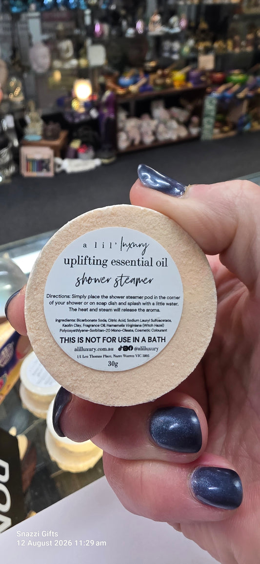 Shower Steamer: Uplifting Essential Oil Blend