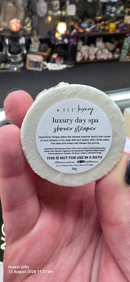 Botanical Shower Steamer: Luxury Day Spa (Calendula)