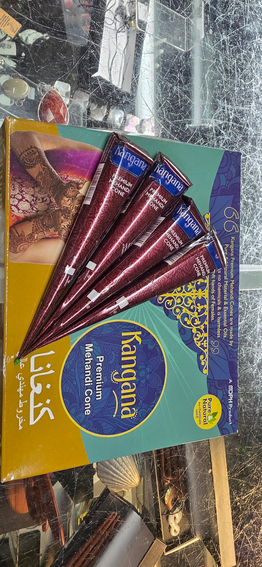 Kangana Premium Mehandi (Henna) cone - Brown