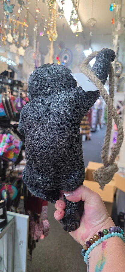Hanging Black Baby Gorilla