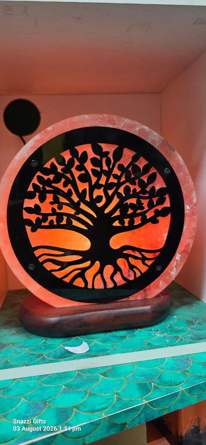 Tree of Life Salt Lamp- with 12V cable and bulb
