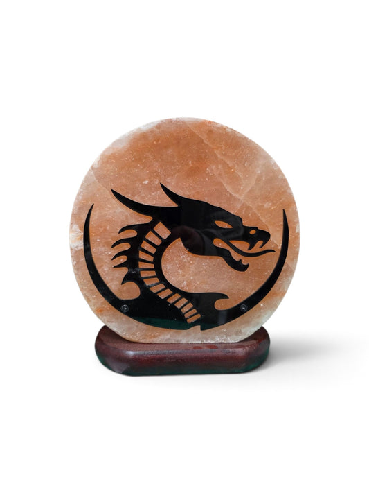 Dragon Salt Lamp- with 12V cable and bulb