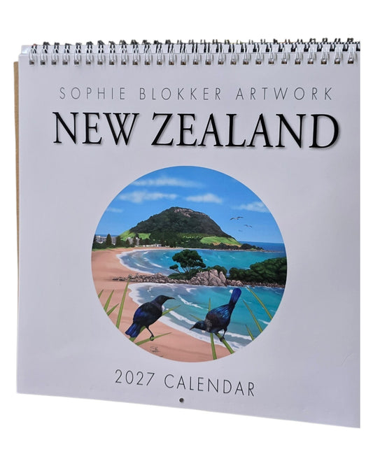 Sophie Blokker Calendar - New Zealand Artwork 2027