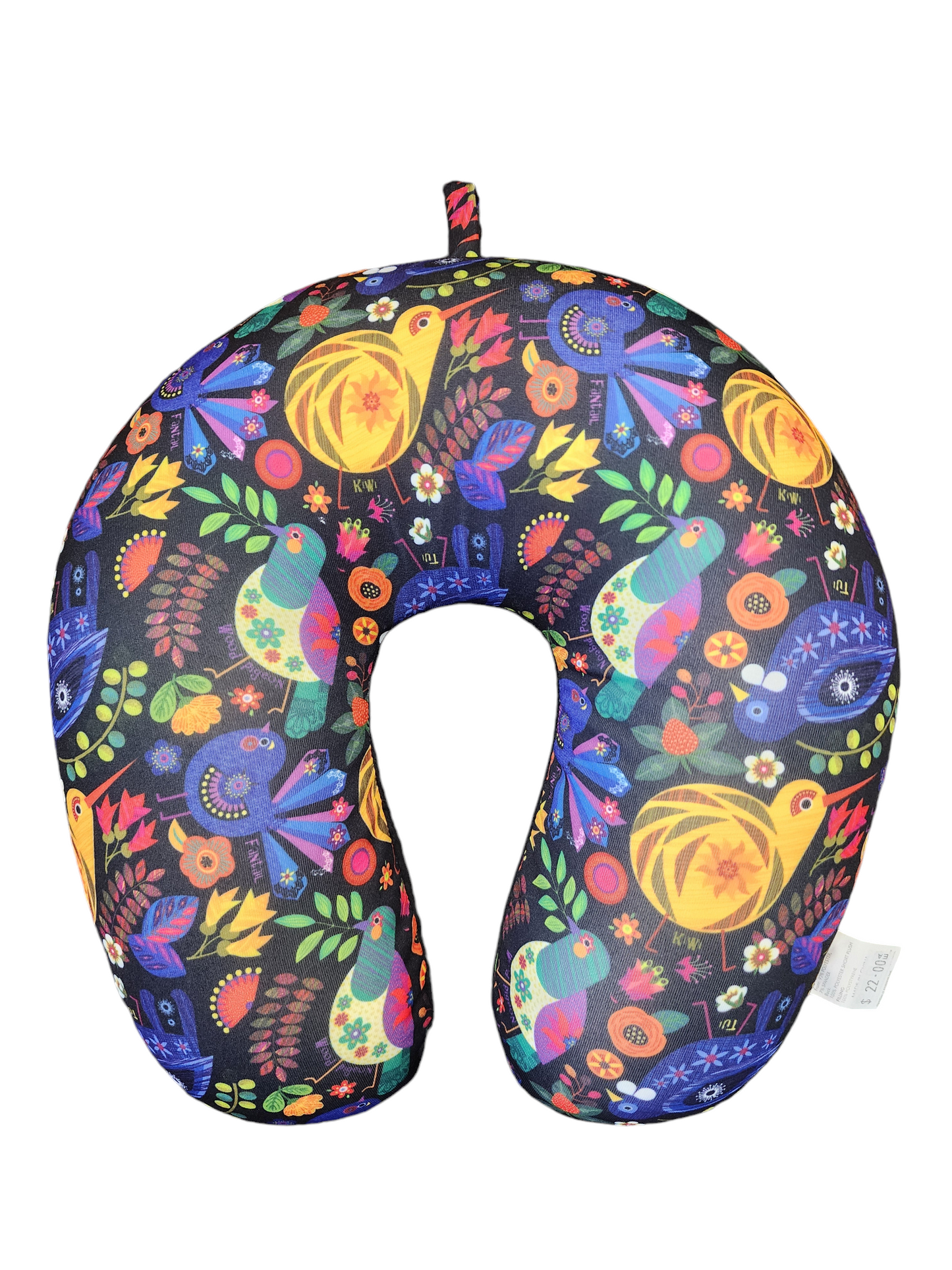 Travel Neck Pillows - Colourful birds