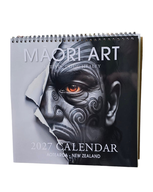 Doug Healey Calendar - New Zealand Maori Artwork 2027