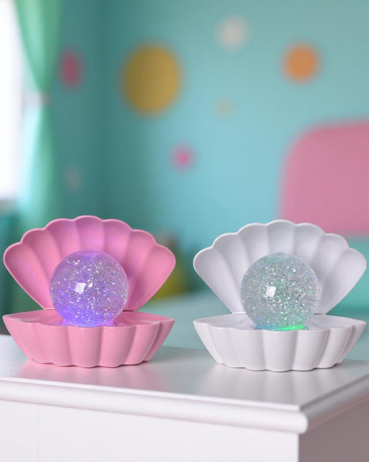 Seashell Glitter Lamp